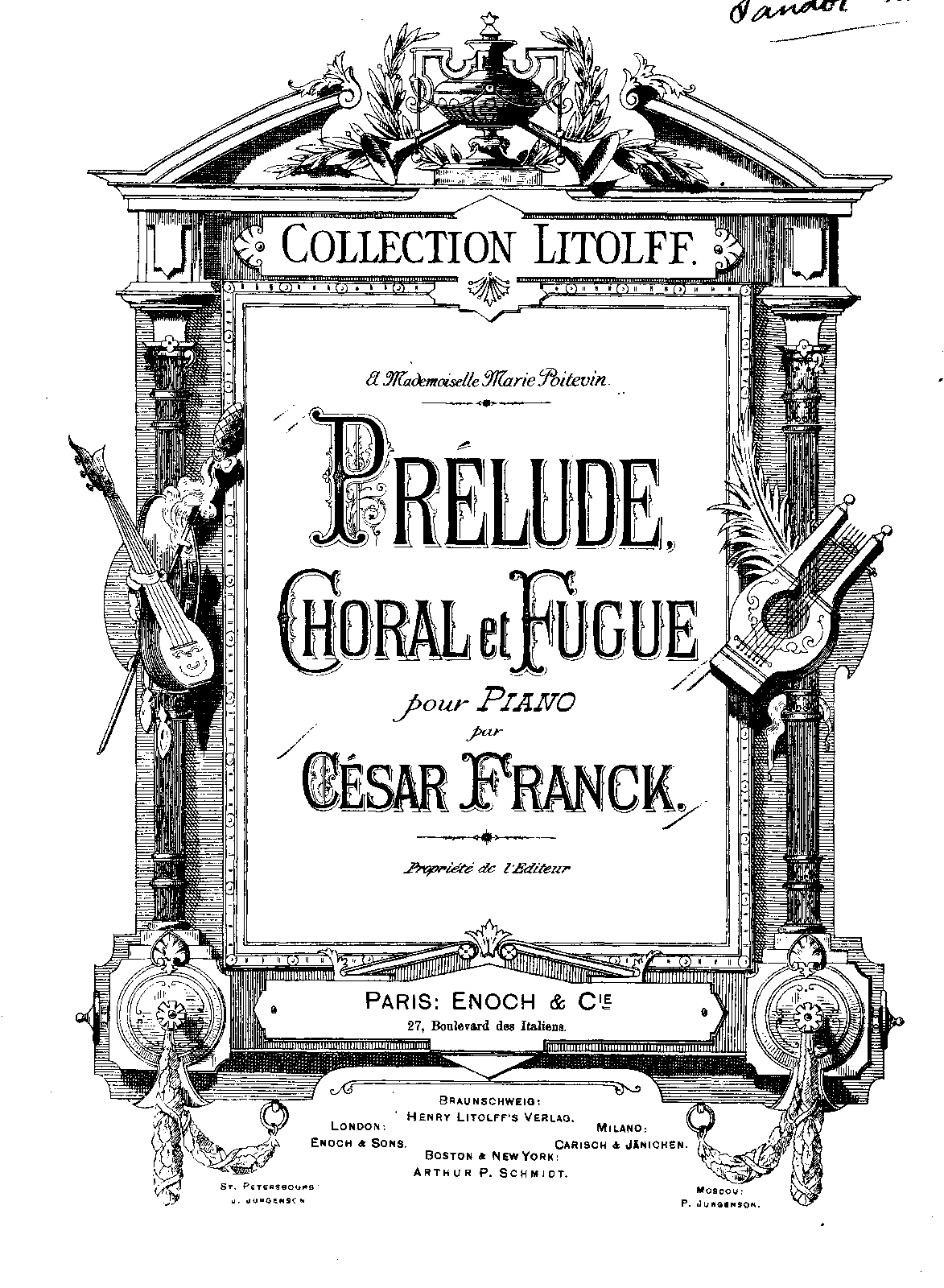 Prélude, choral et fugue