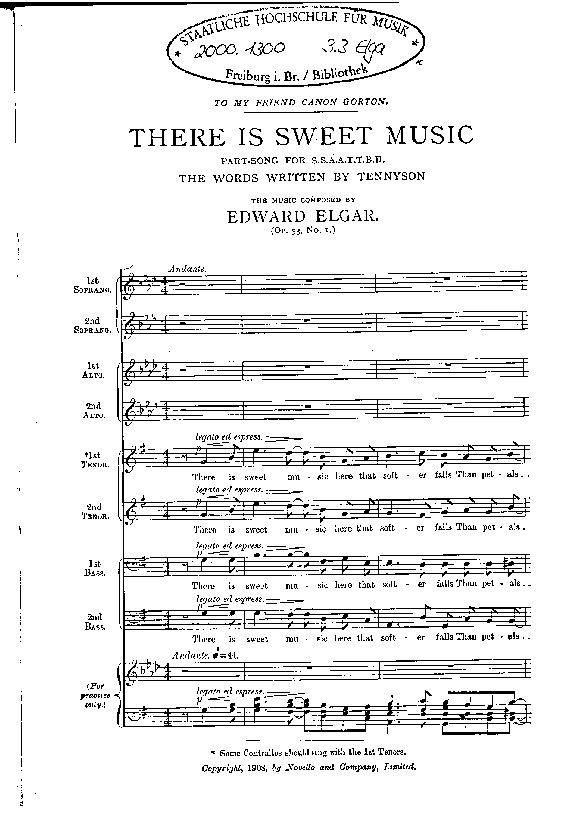 4 Part Songs, Op.53