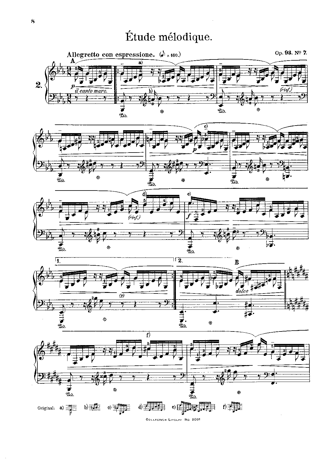 12 Études mélodiques, Op.93