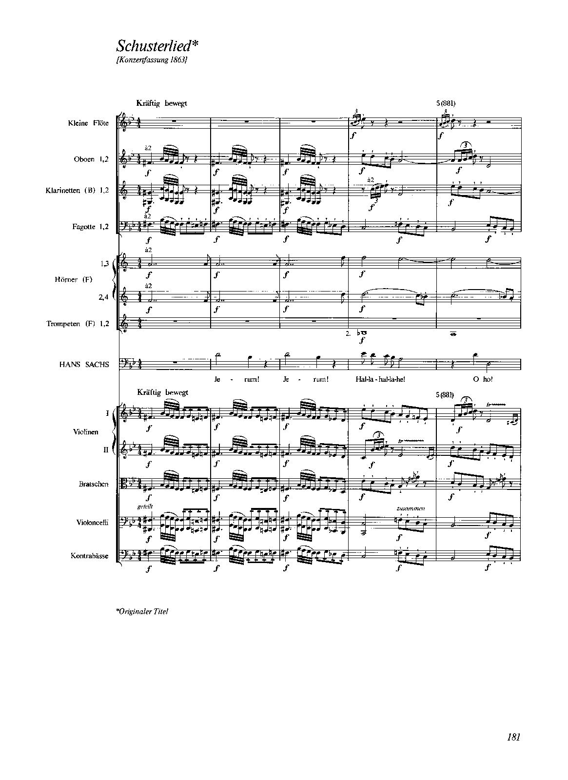 Die Meistersinger von Nürnberg, WWV 96