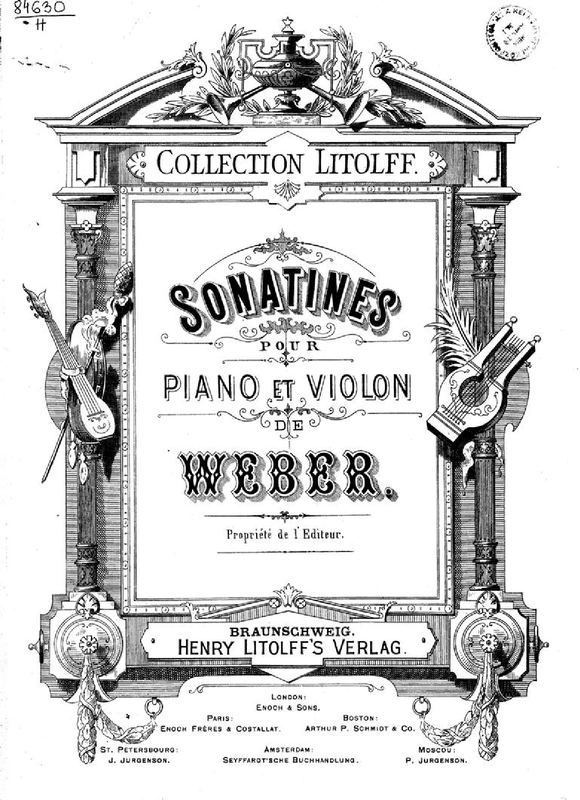 Violin Sonata in F major, J.99