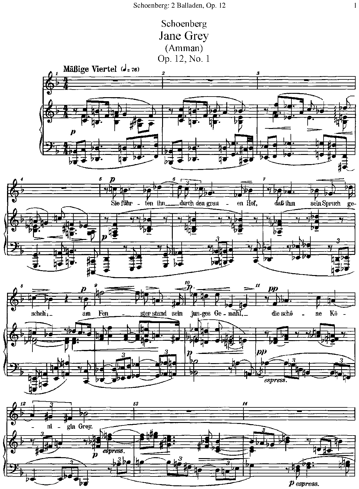 2 Balladen, Op.12