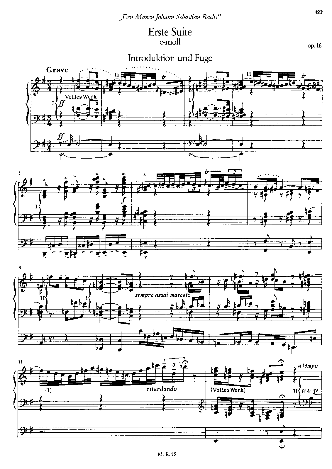 Suite No.1, Op.16