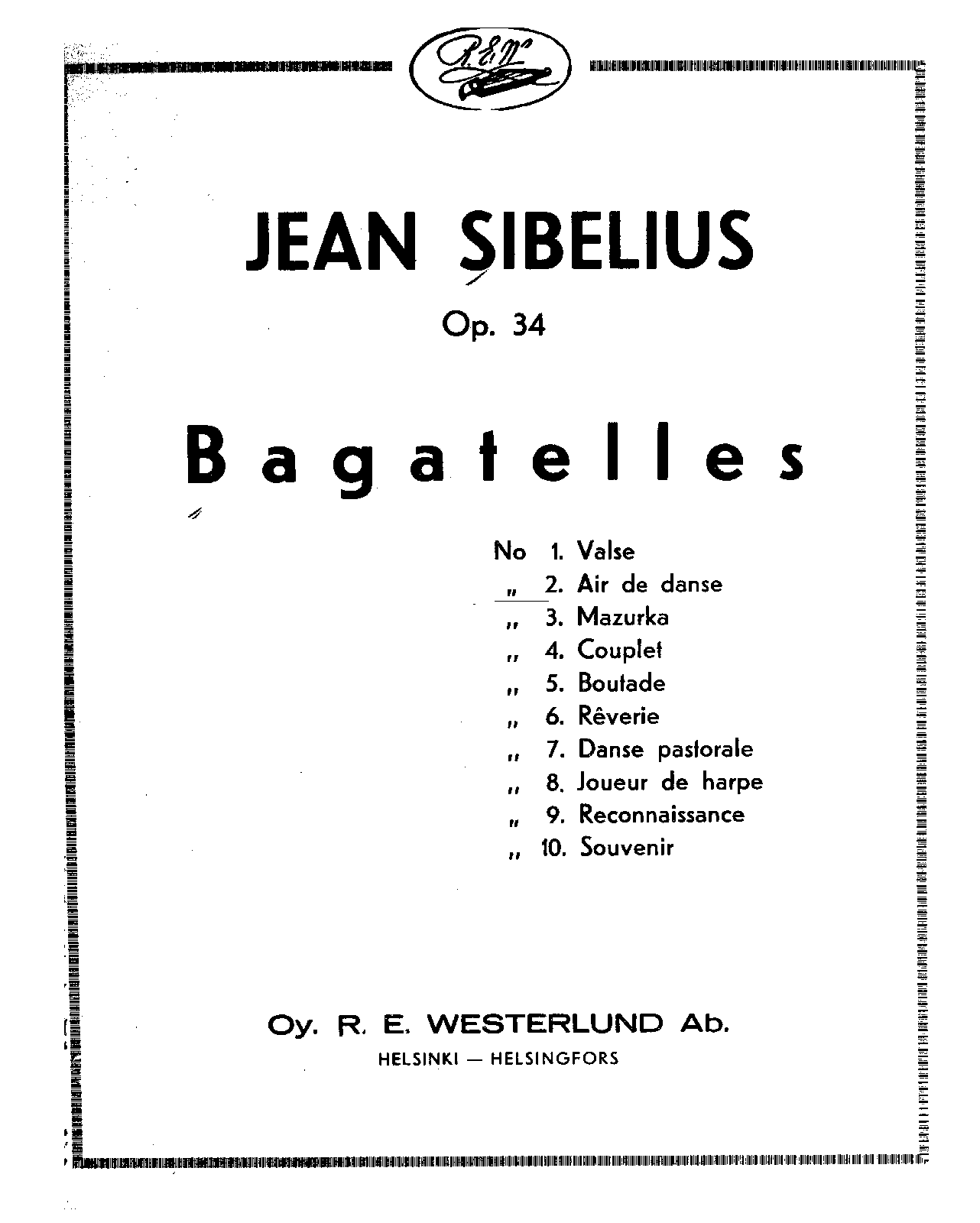 10 Bagatelles, Op.34