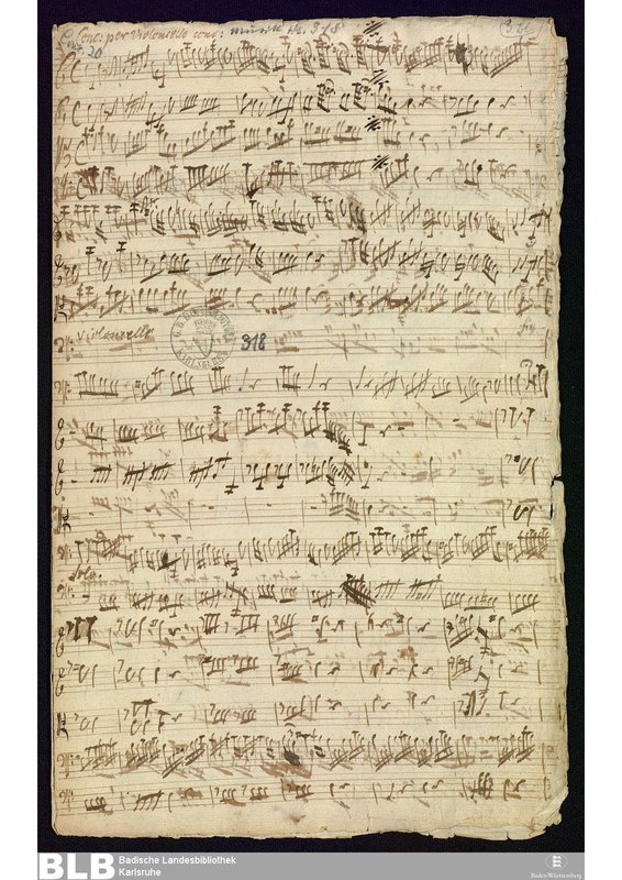 Cello Concerto in C major, MWV 6.7