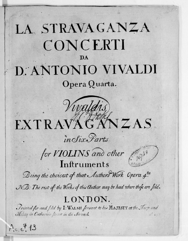 La stravaganza, Op.4