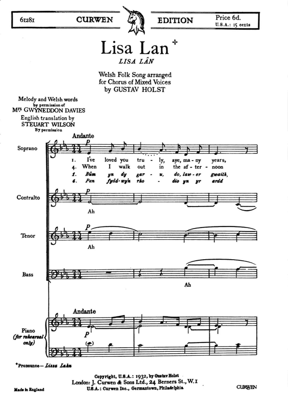 12 Welsh Folk Songs, H.183