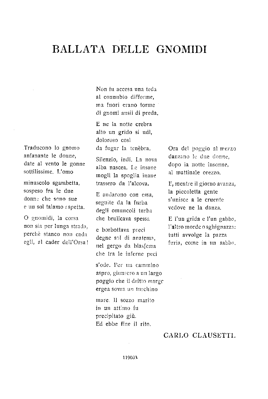 Ballata delle gnomidi