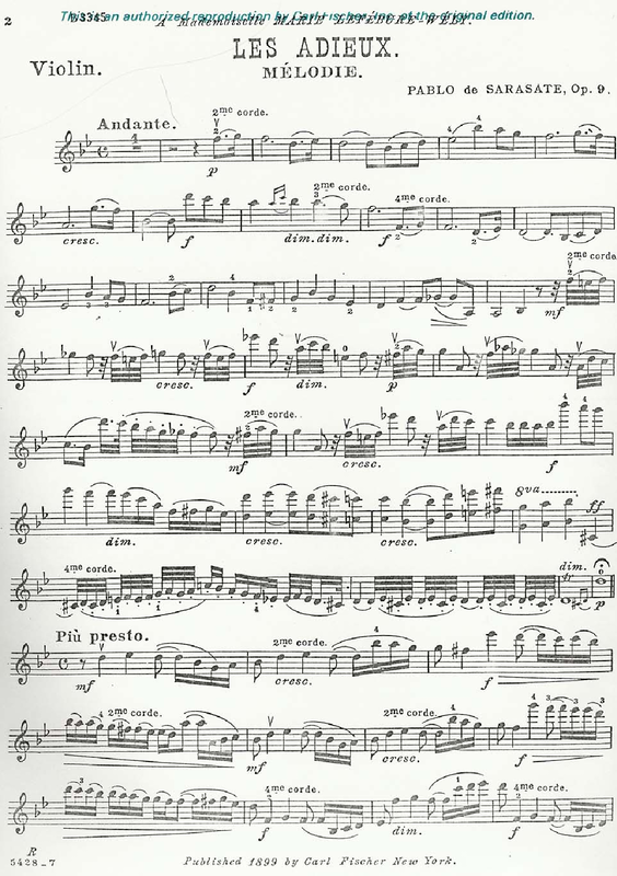 Les Adieux, Op.9