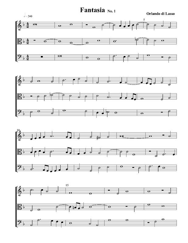 Fantasias for 3 Viols