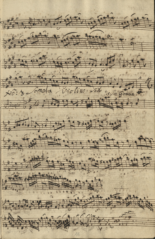 Violin Sonata in G major, GraunWV Av:XVII:35