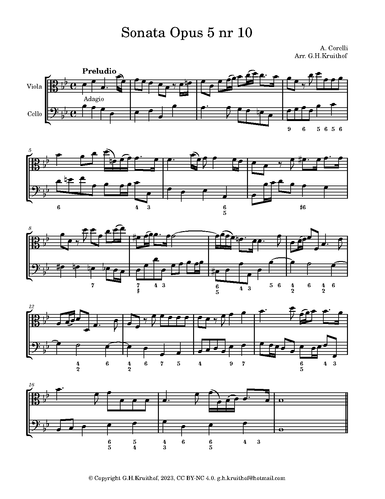 Violin Sonata in F major, Op.5 No.10