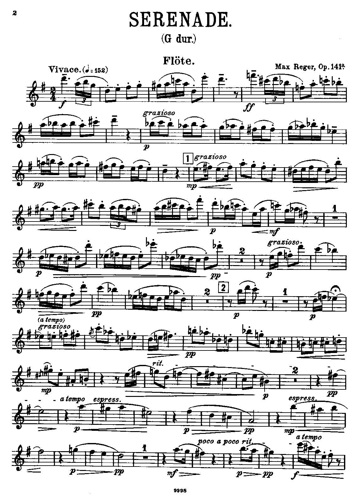 Serenade, Op.141a