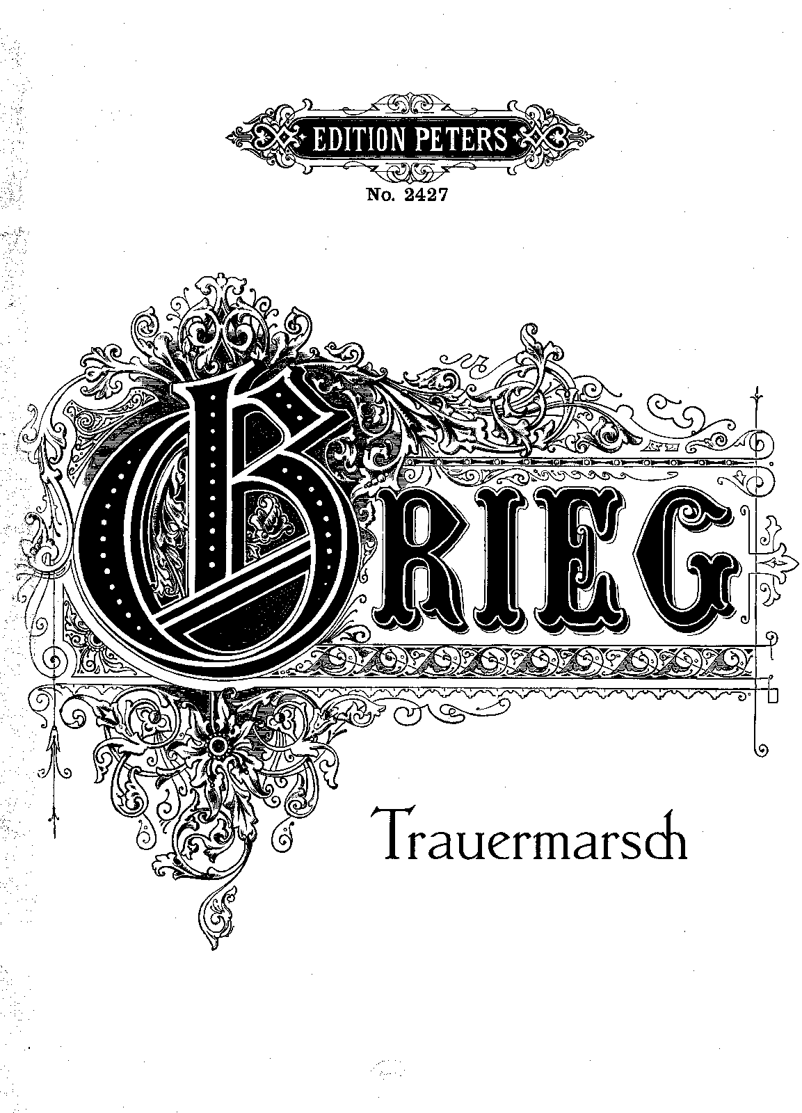 Sørgemarsch over Rikard Nordråk, EG 107