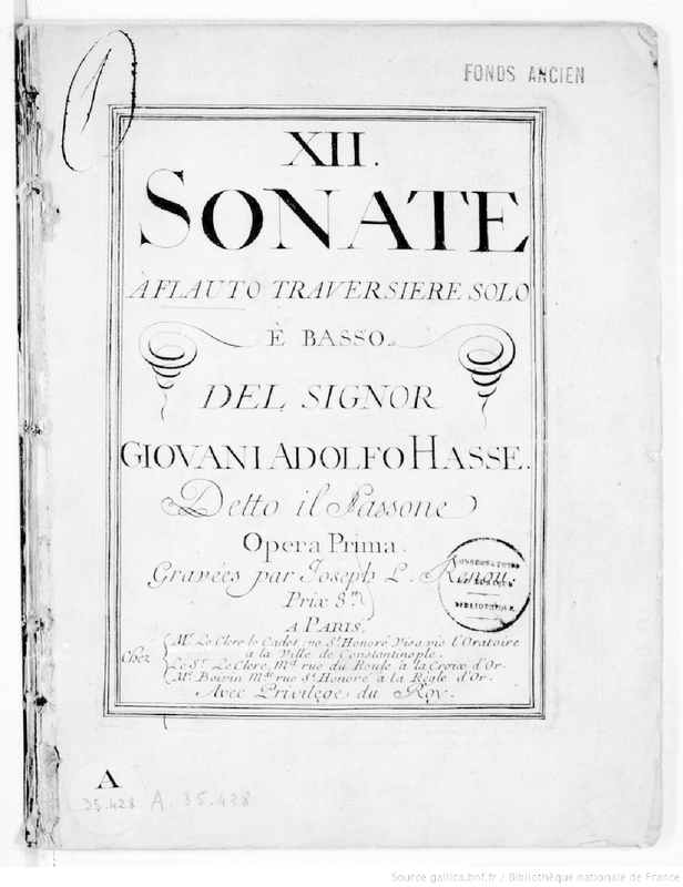 12 Flute Sonatas, Op.1