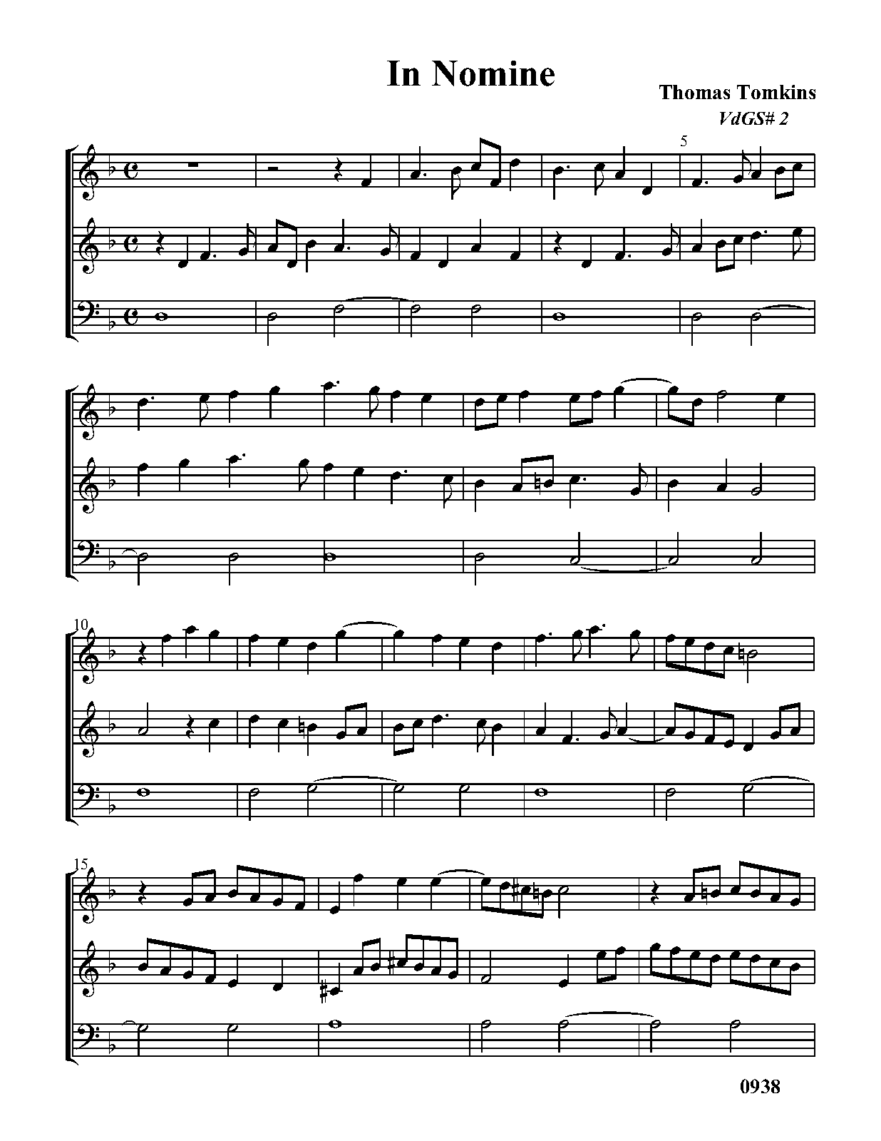 Fantasias and In Nomine for 3 Viols