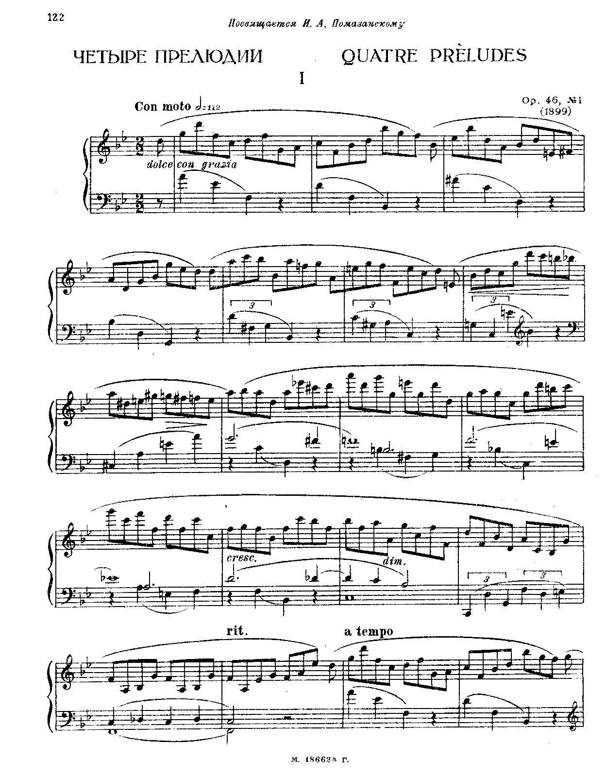 4 Preludes, Op.46