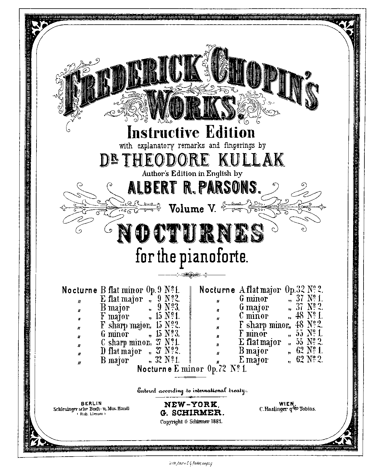Nocturnes, Op.15