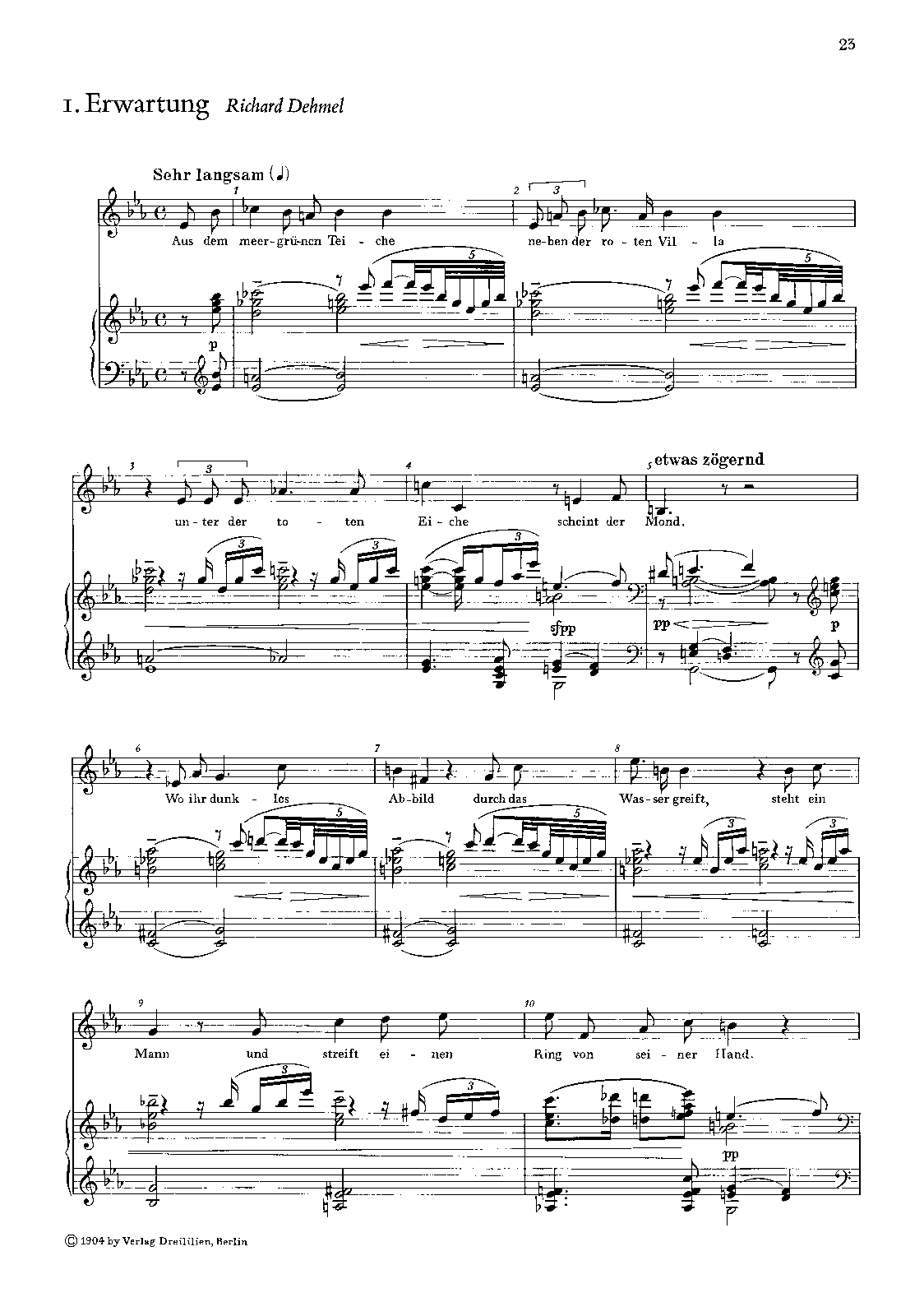4 Lieder, Op.2