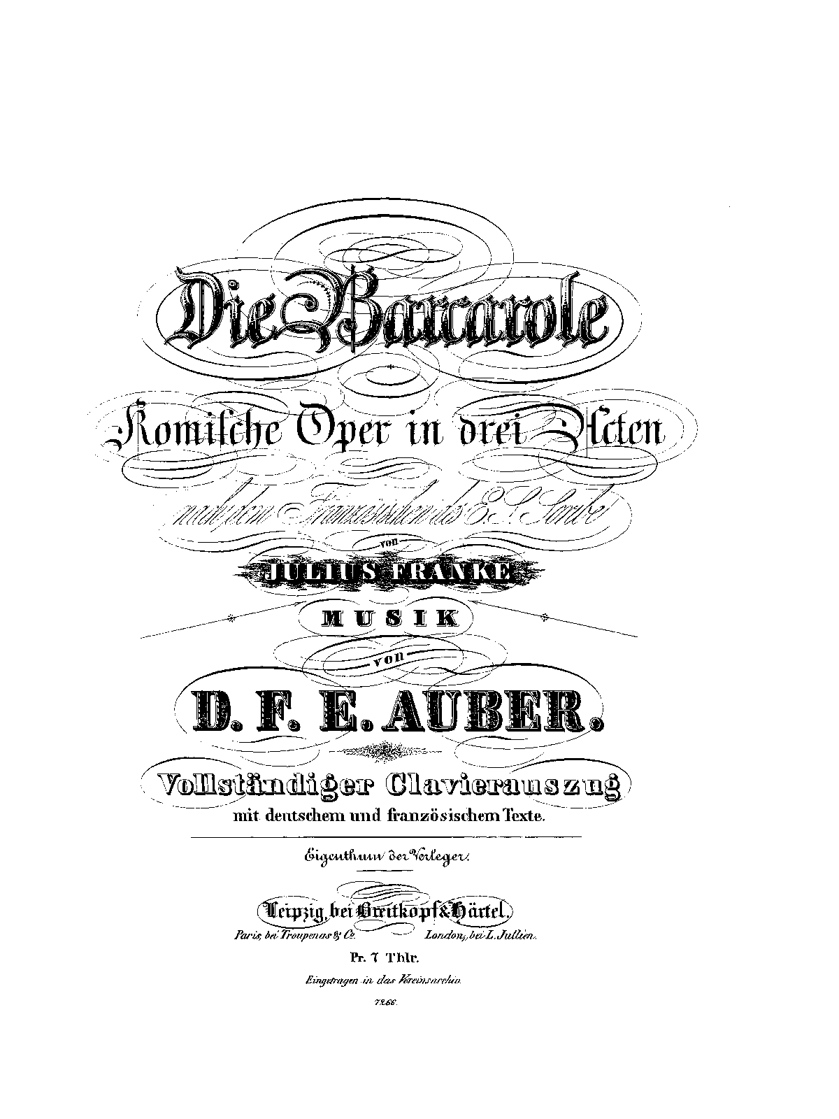 La barcarolle