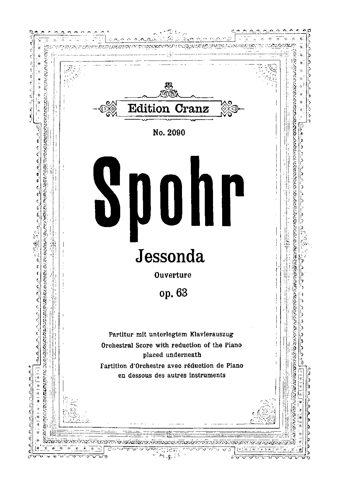 Jessonda, WoO 53