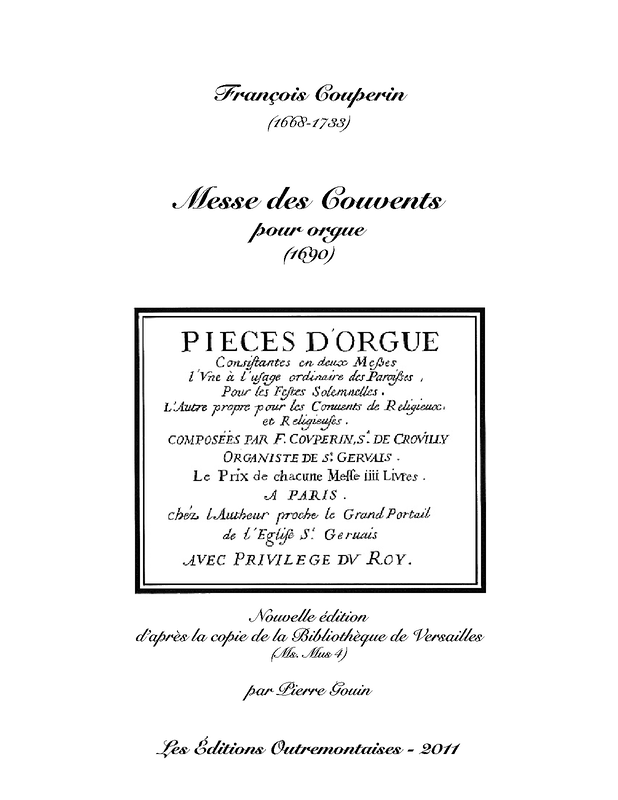 Pièces d'orgue