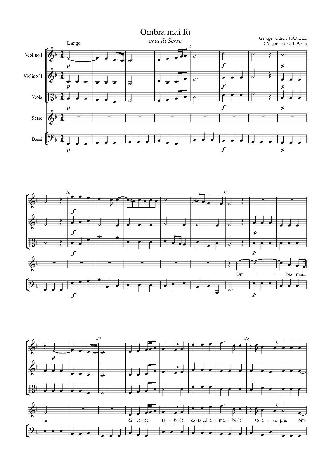 Serse, HWV 40