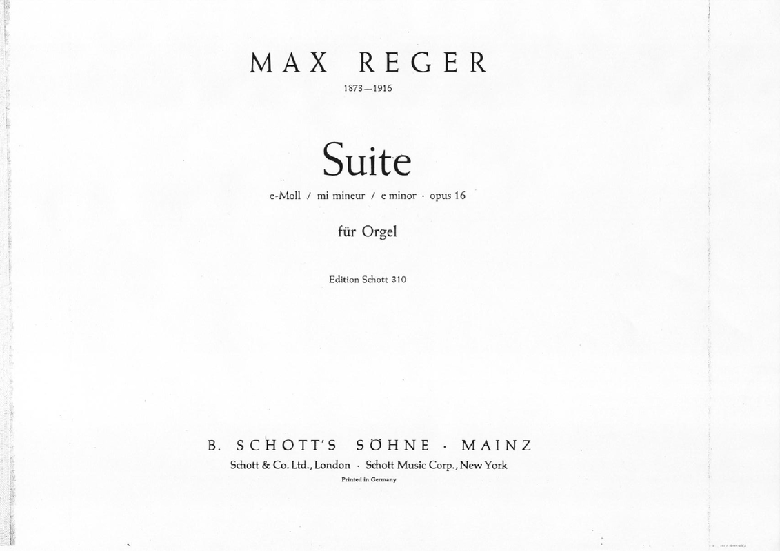 Suite No.1, Op.16