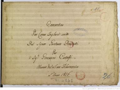 English Horn Concertino, A 459