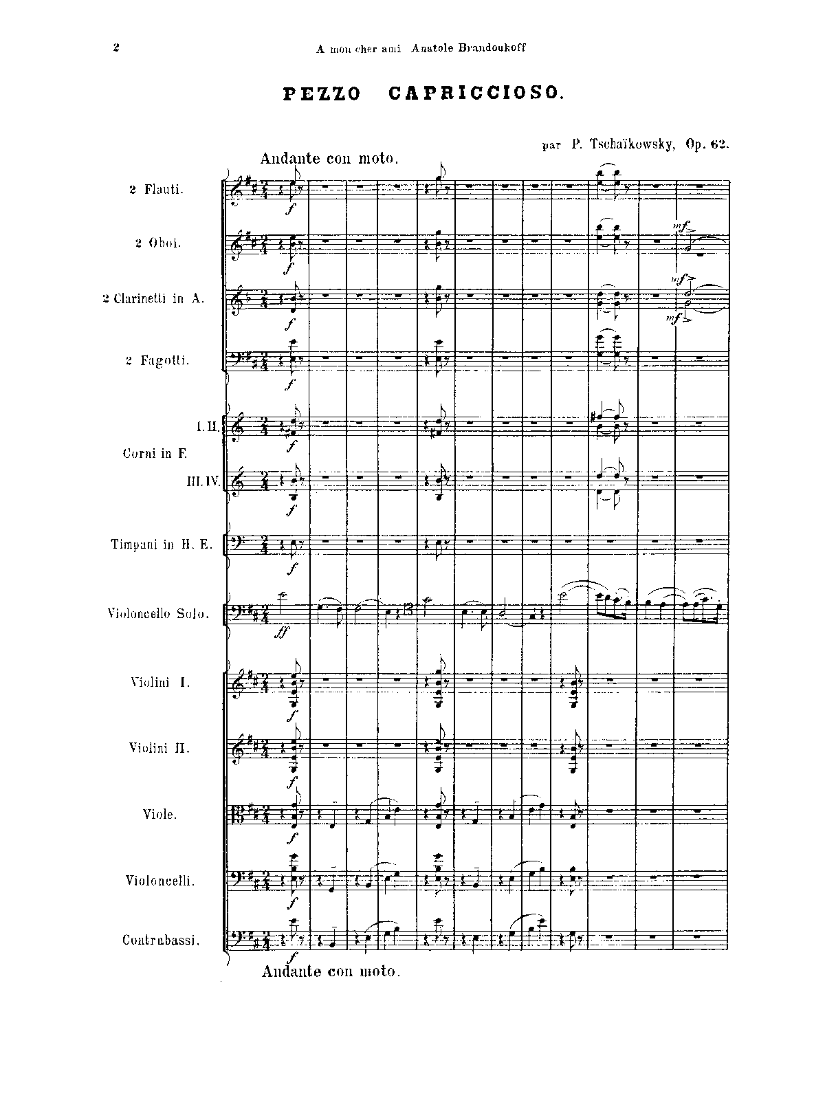 Pezzo capriccioso, Op.62