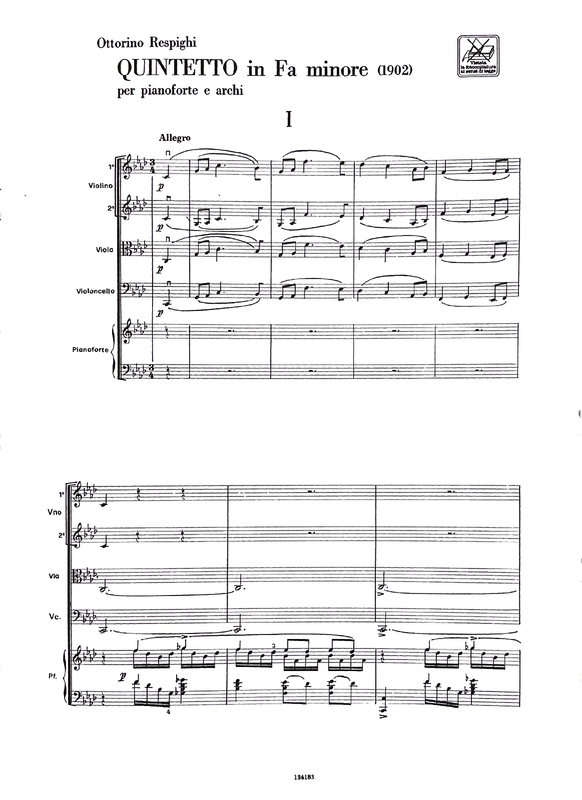 Piano Quintet in F minor