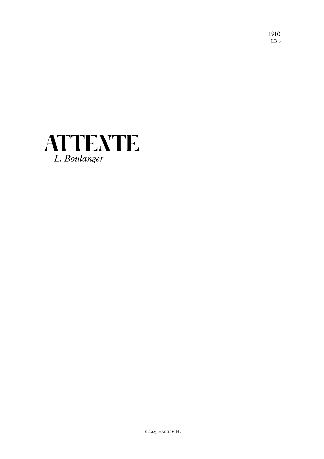 Attente