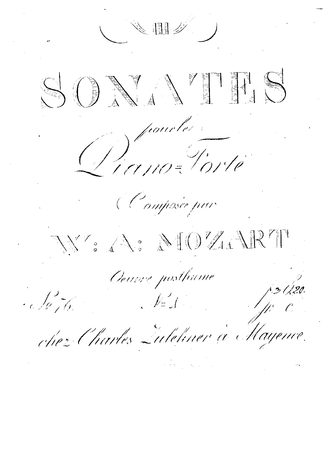 Piano Sonata No.18 in D major, K.576