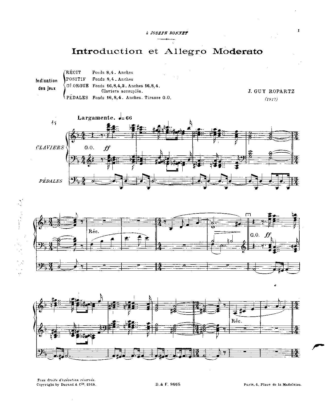 Introduction et Allegro Moderato