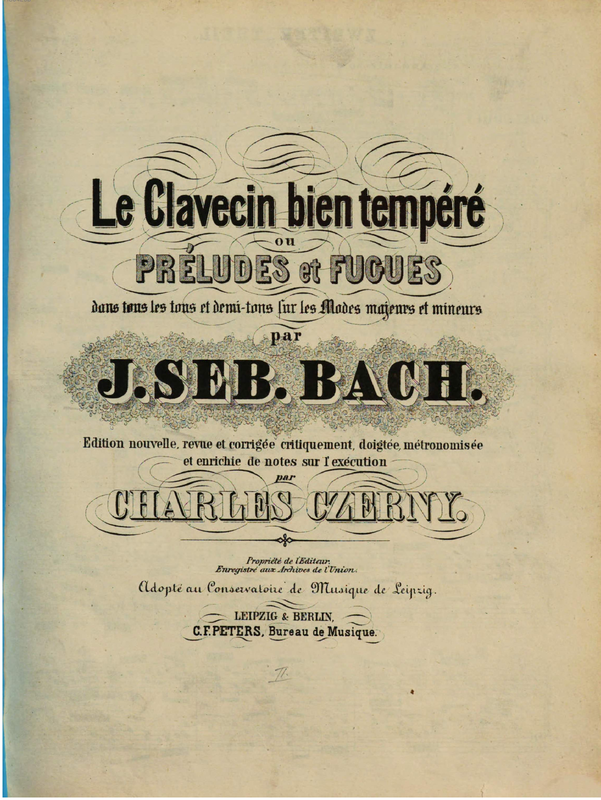 Das wohltemperierte Klavier II, BWV 870-893