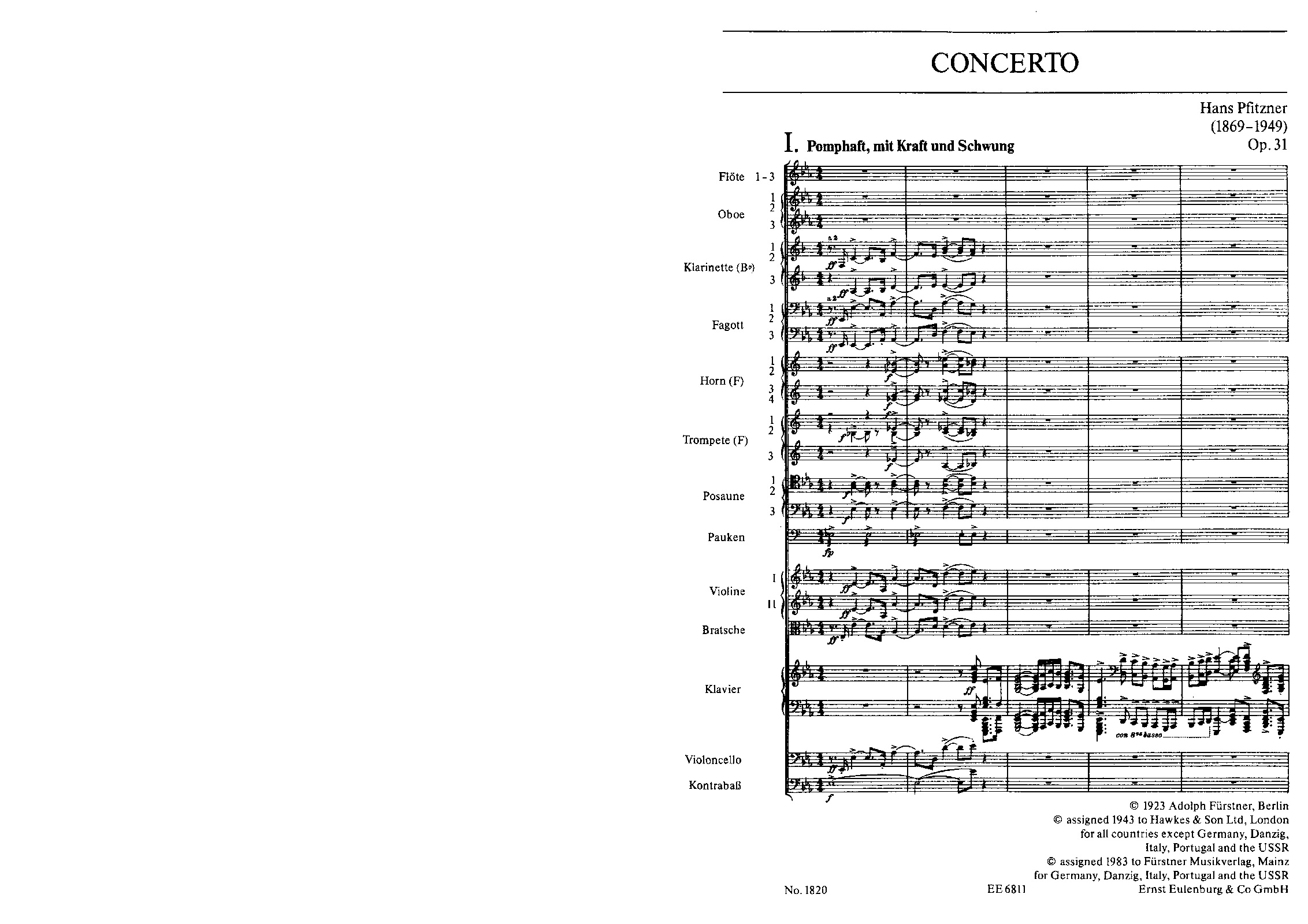 Piano Concerto, Op.31