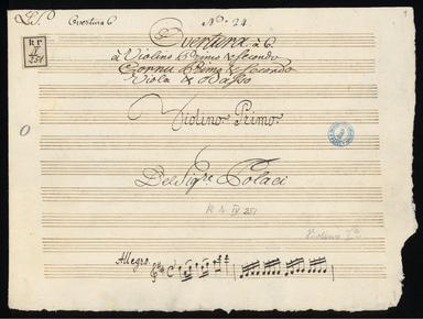 Overture in D major, IBP 2