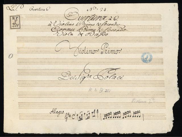 Overture in D major, IBP 2