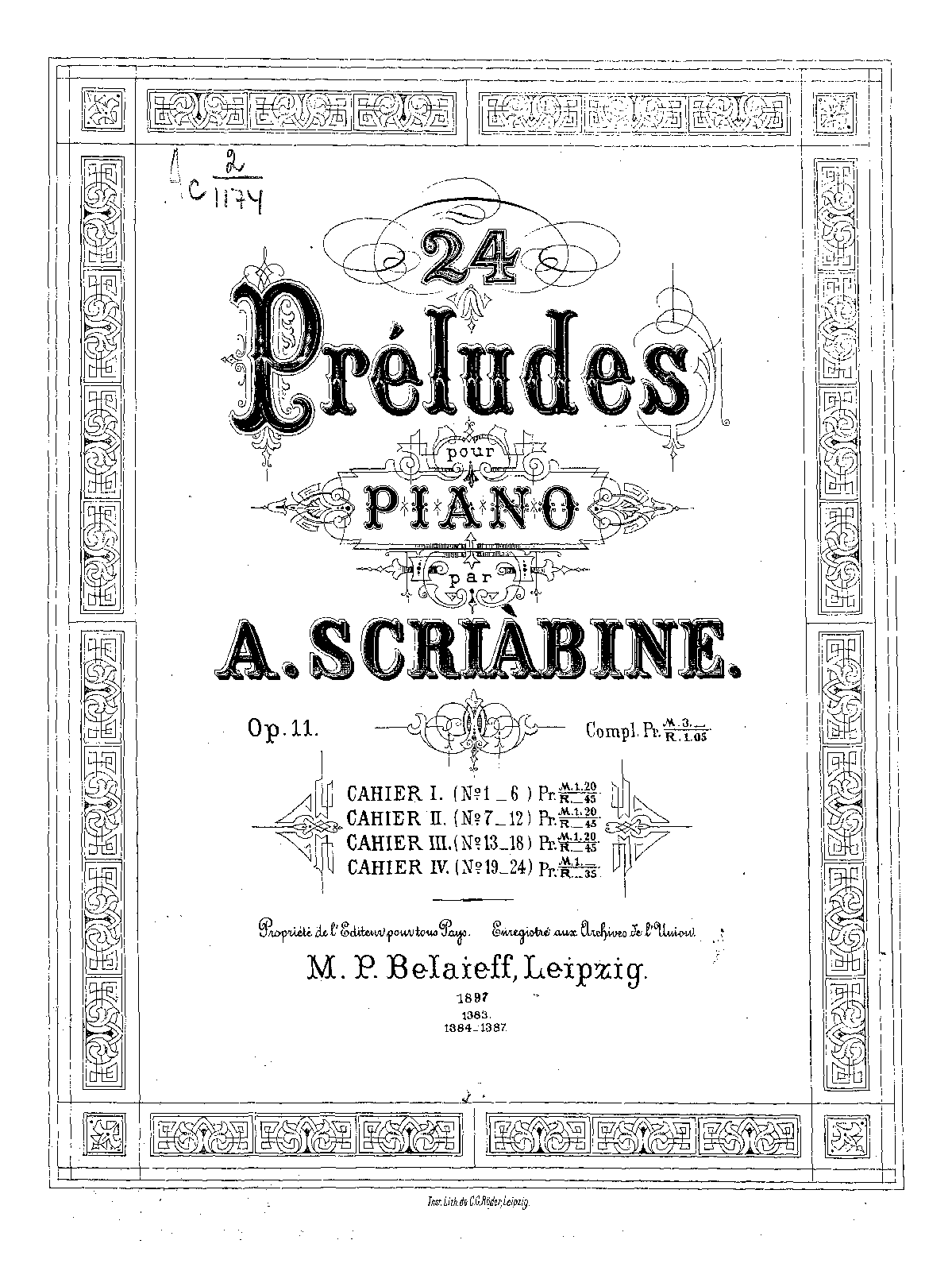 24 Preludes, Op.11