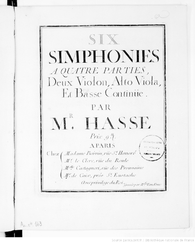 6 Sinfonie a quattro, Op.5