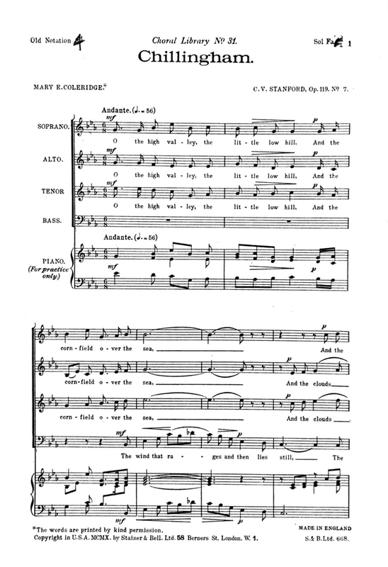 8 Part-Songs, Op.119