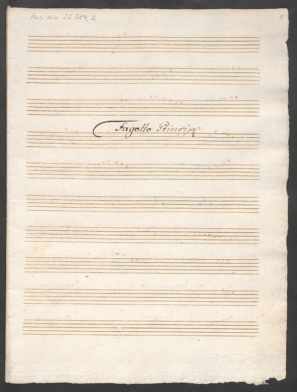 Bassoon Concerto in F major, W.III:F2