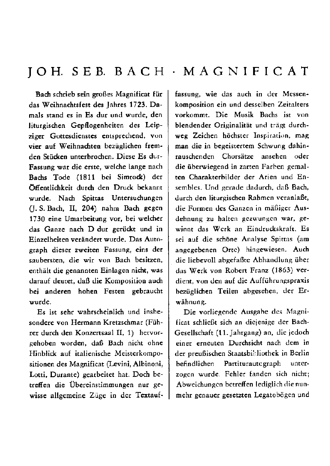 Magnificat in D major, BWV 243