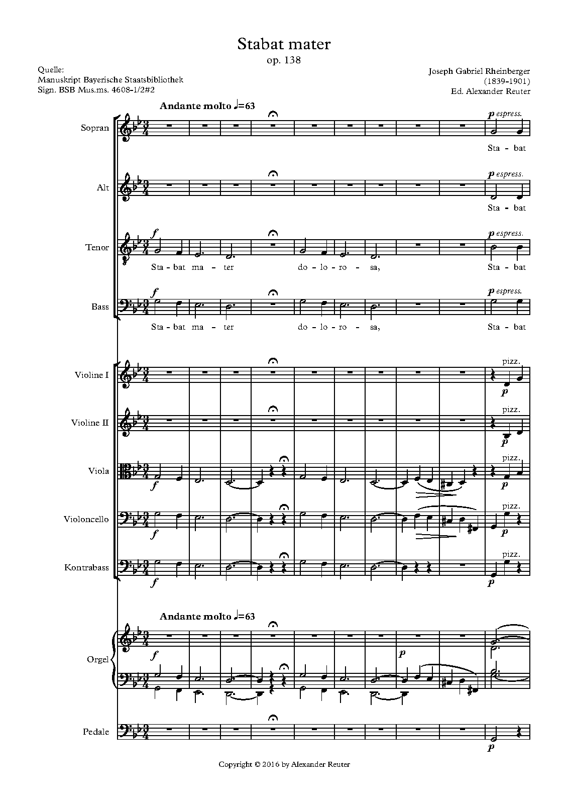 Stabat Mater, Op.138