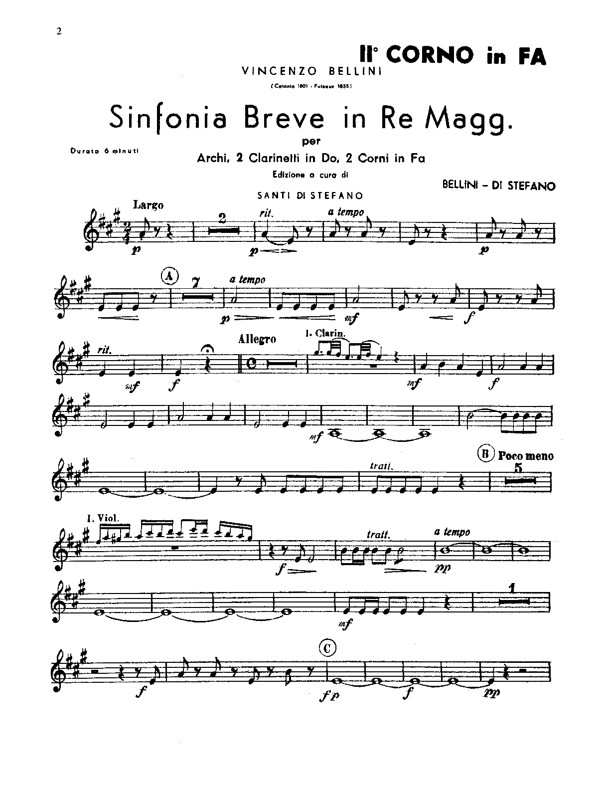 Sinfonia Breve in D major
