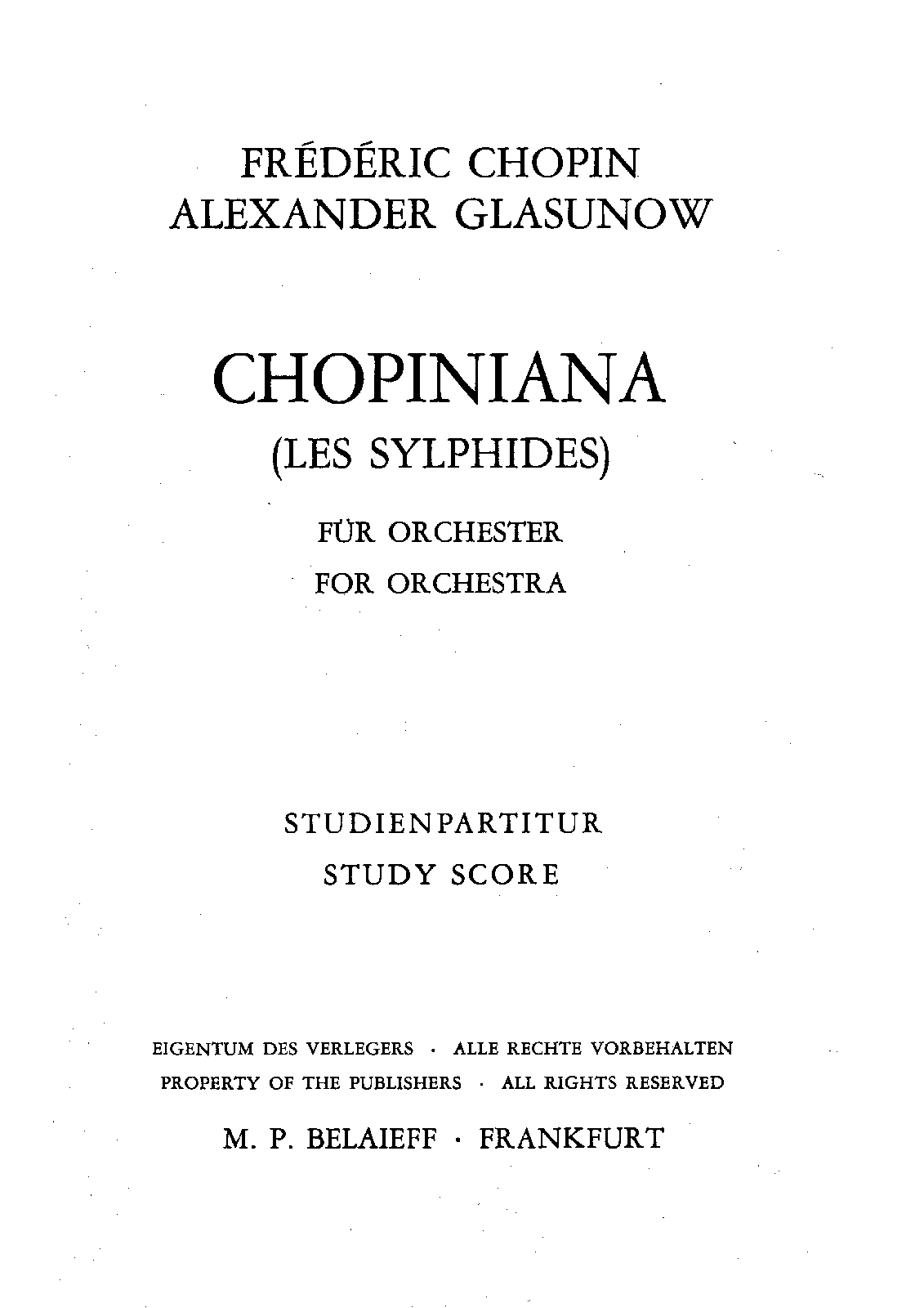 Chopiniana, Op.46