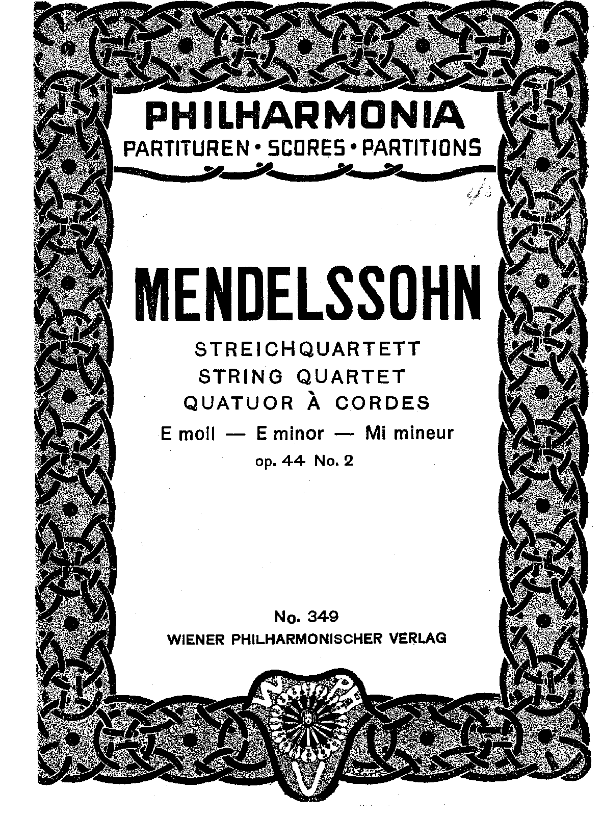 String Quartet No.4, Op.44 No.2