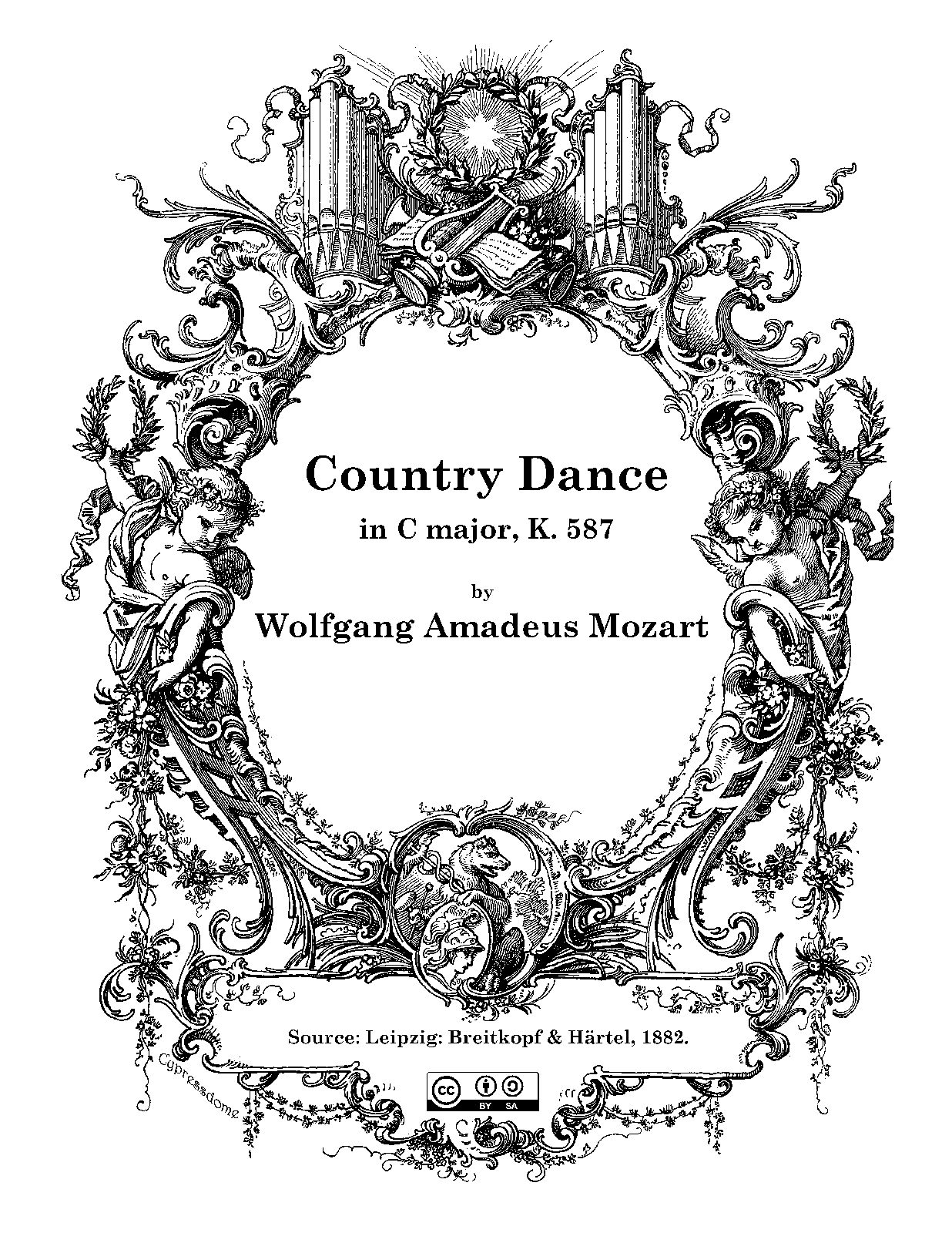 Country Dance in C major, K.587