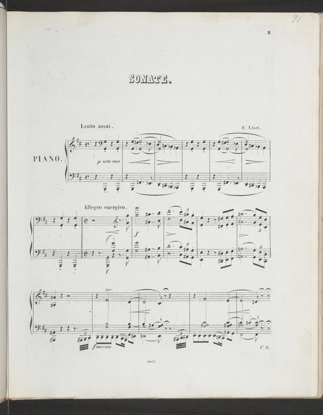 Piano Sonata in B minor, S.178