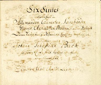 6 French Suites, BWV 812-817